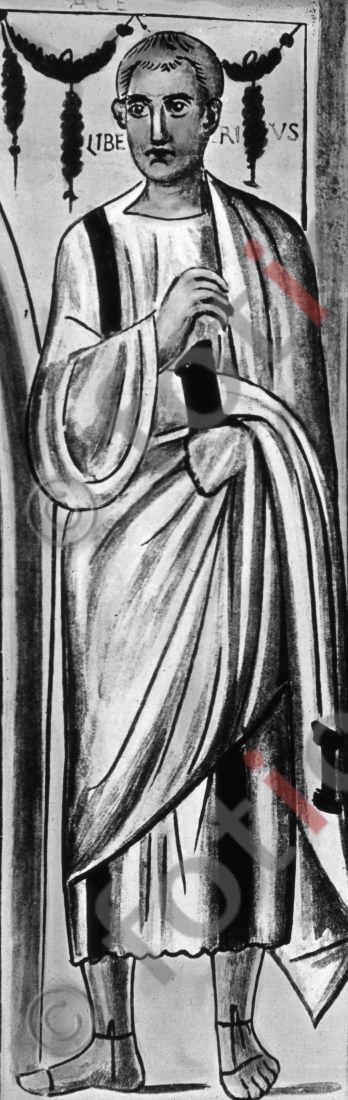 Liberius (Bischof von Rom) ?Liberius (Bishop of Rome) - Foto foticon-simon-107-055-sw.jpg | foticon.de - Bilddatenbank für Motive aus Geschichte und Kultur